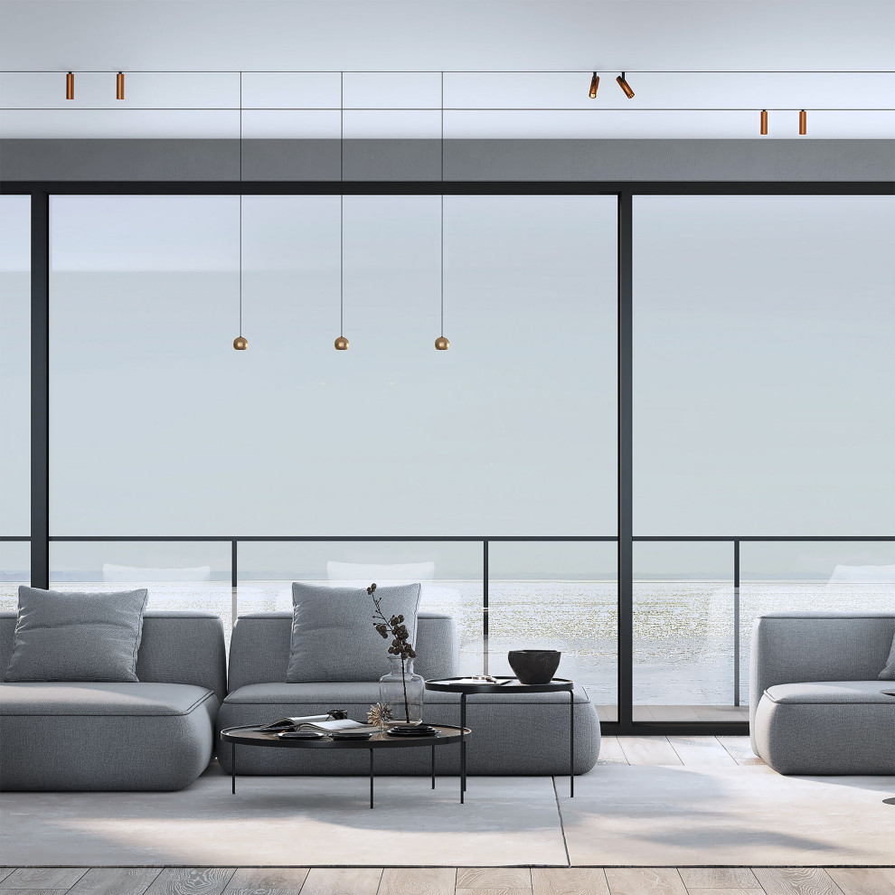 Slim Magnetic Умный трековый светильник 5W 2700-6500K Dim Cantors латунь