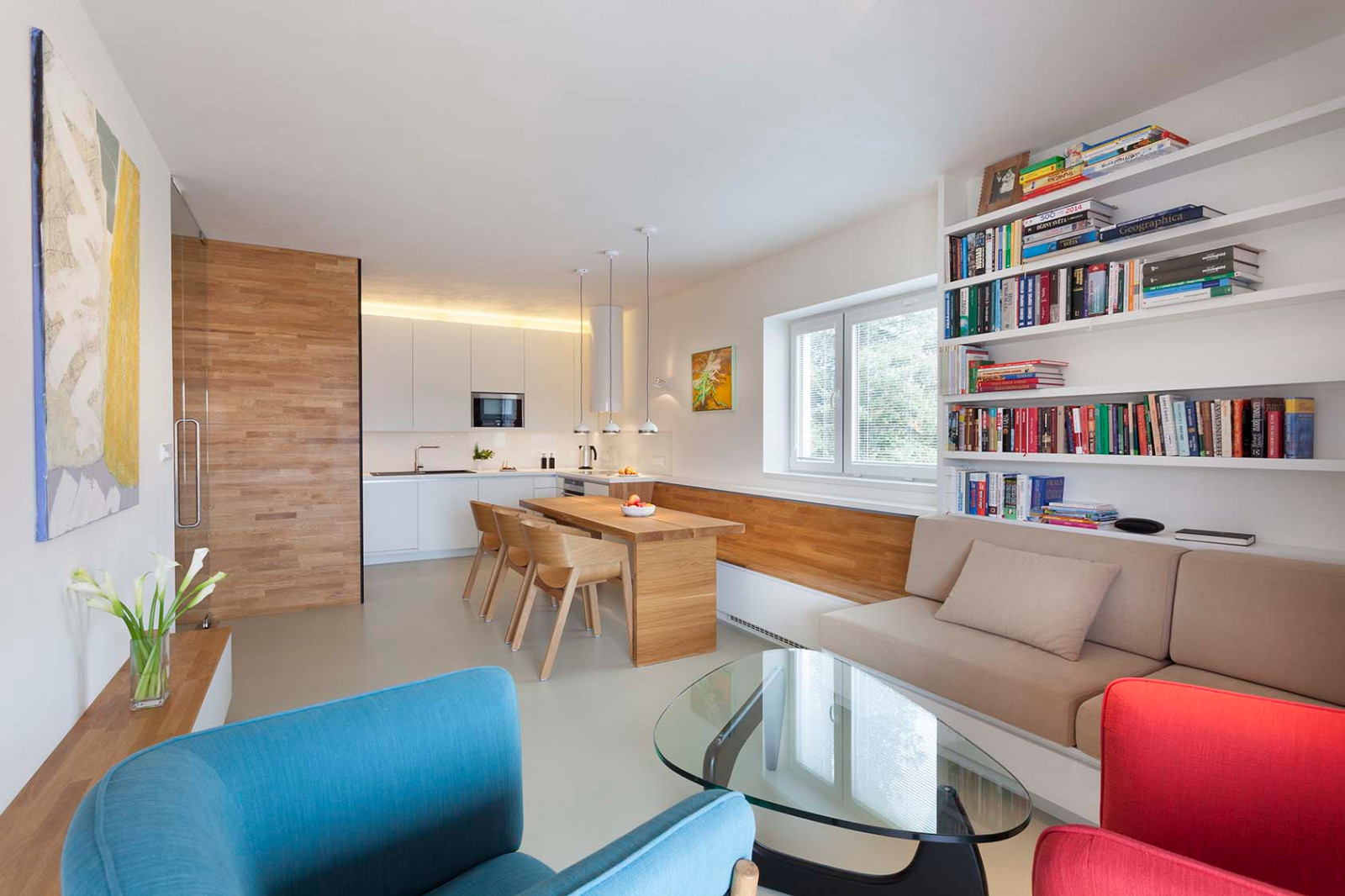 Проект реконструкции 3-х км. квартиры (Брно, Чехия) Дизайн: Ing.arch. Radek