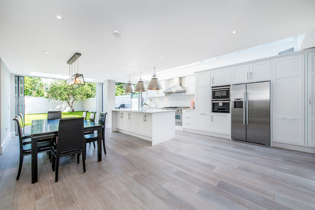 Bishops Park Open Plan, White Kitchen trendy-koekken