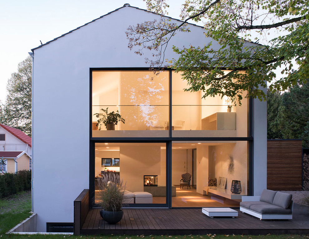 Inspiration for a contemporary exterior in Munich.