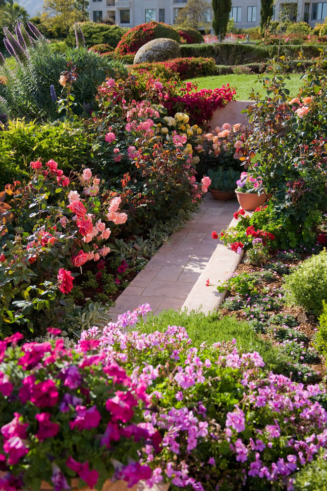 Photo of a traditional garden in Santa Barbara.