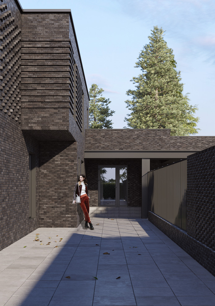 Проект архитектуры дома и сада в п. Нелжа  Врн. обл.