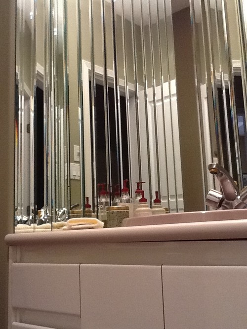 Small Powder Room I Have A Small Powder Room With Curved Wall And Mirror Would Like To Update Any Ideas