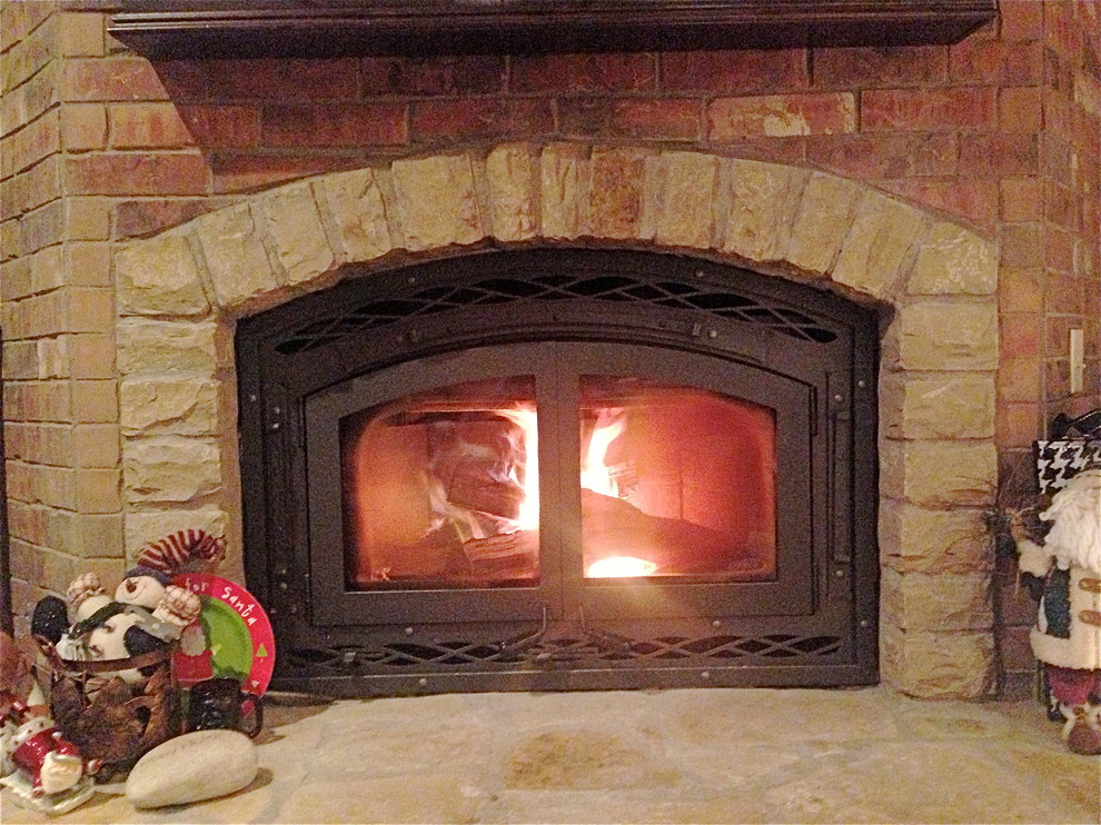 Montecito Estate EPA wood burning fireplace Oklahoma City by