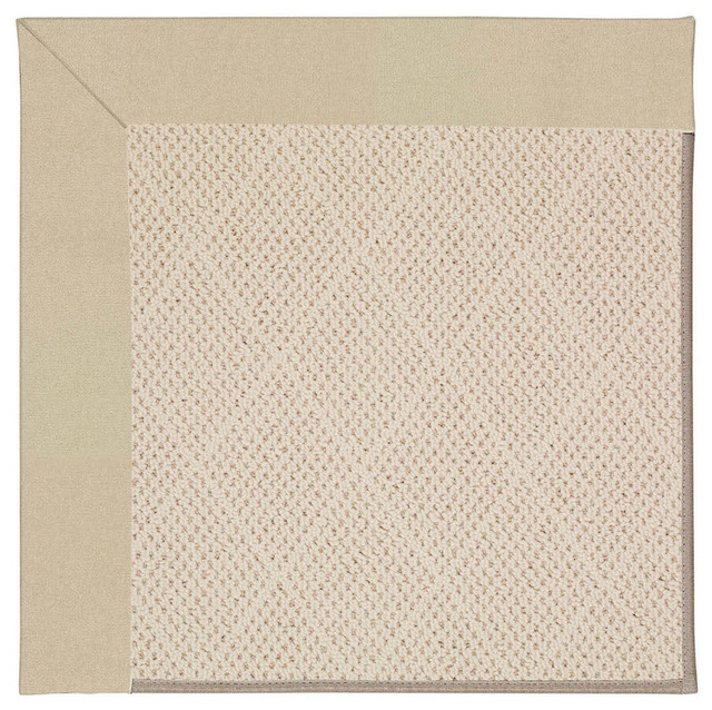 Zoe-White Wicker Machine Tufted Rectangle Rug, Ecru, 2'x3 ...