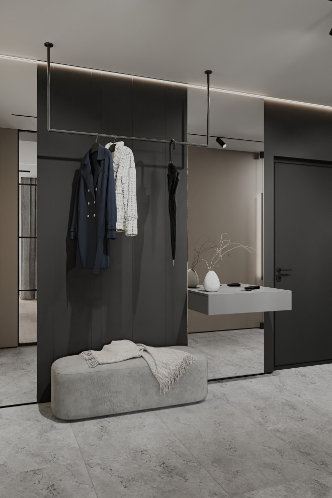 Дизайн и ремонт квартиры в ЖК Шуваловский Prima - Чёрно-белая магия