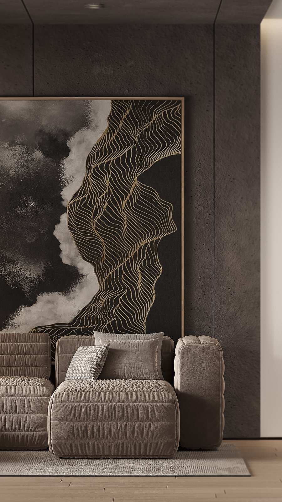 Шикарная кухня-гостиная в ЖК Clever Park