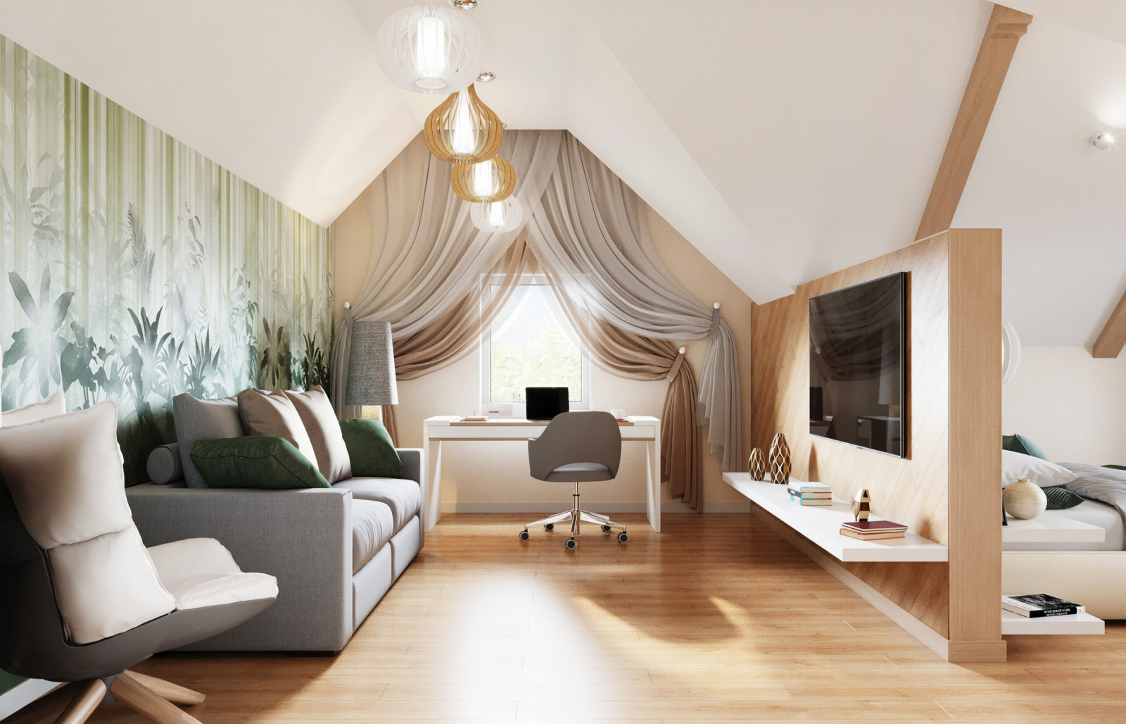 Стиль Хюгге и немного тропиков