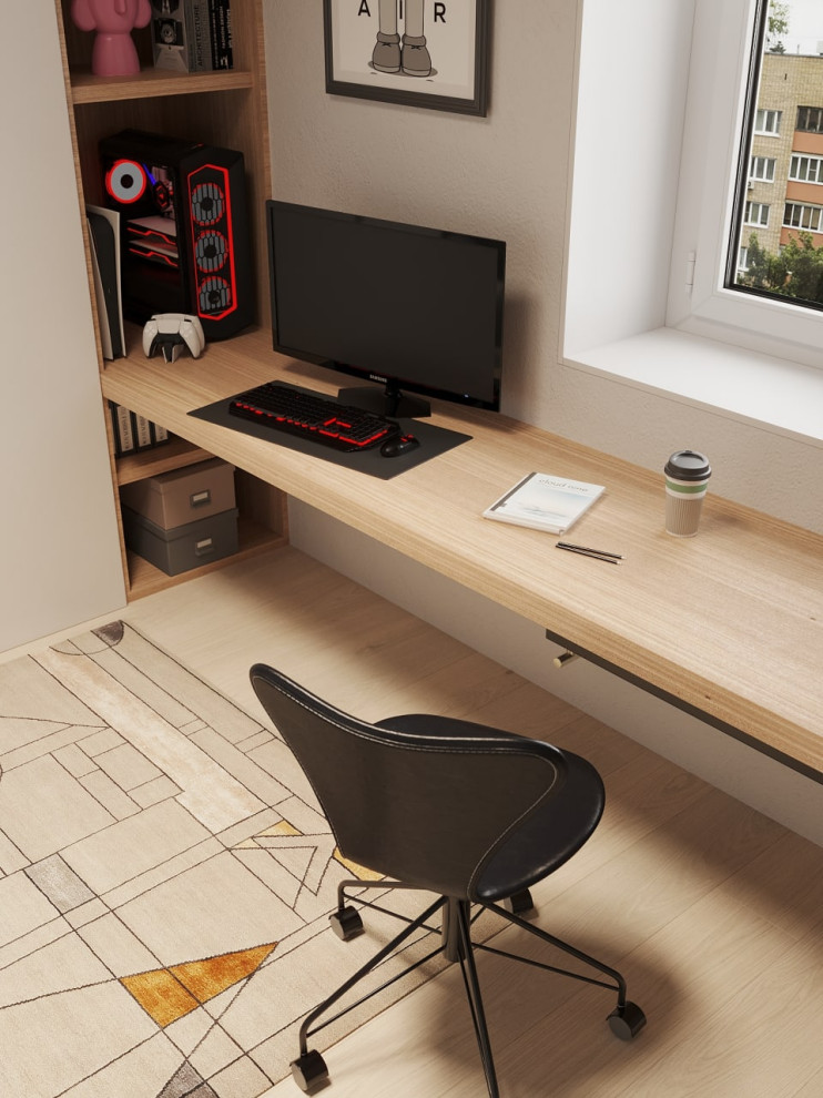 Детская в проекте трехкомнатной квартиры в Москве, м. Войковская