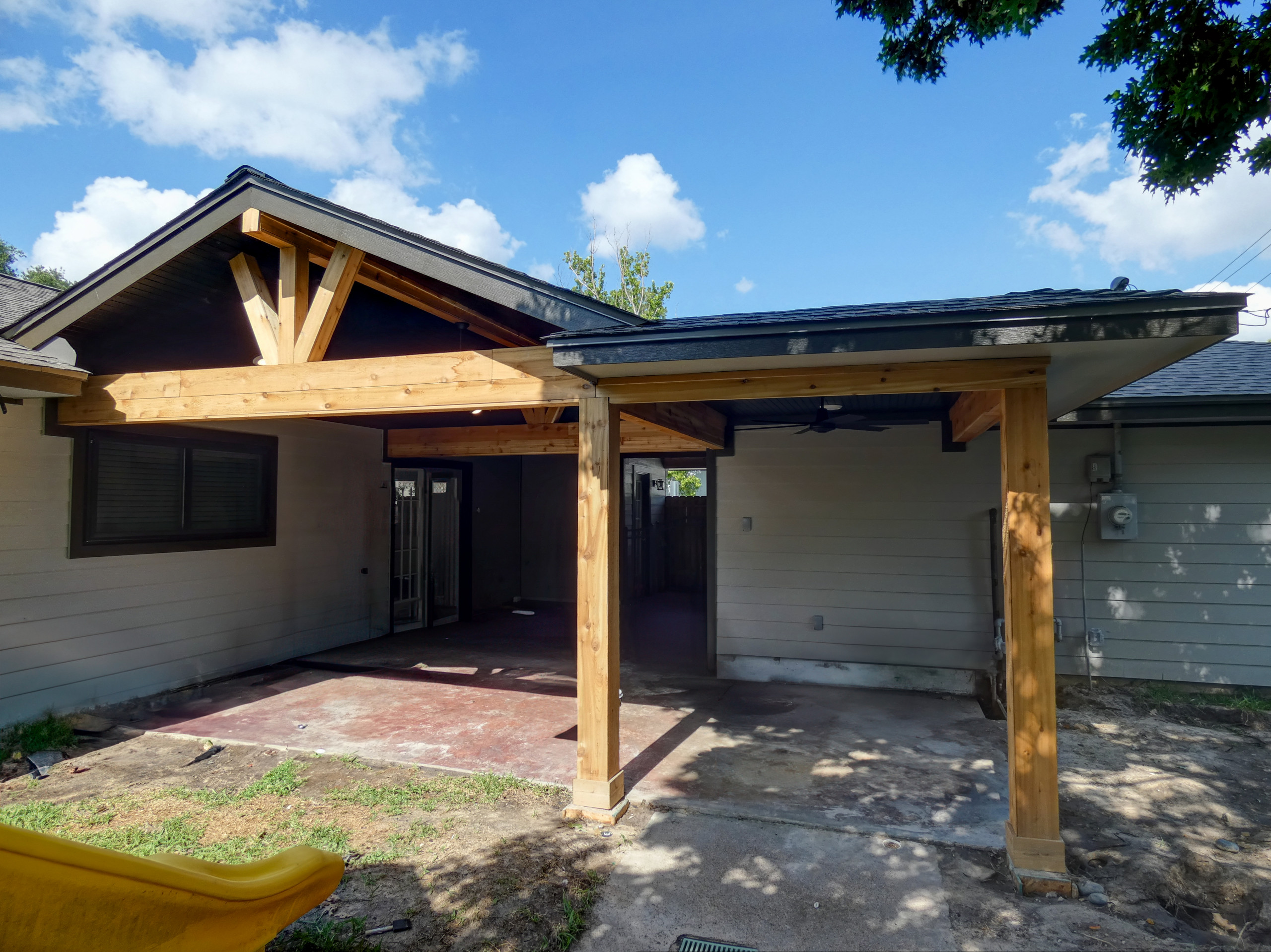 Massive Patio cover and Re-side