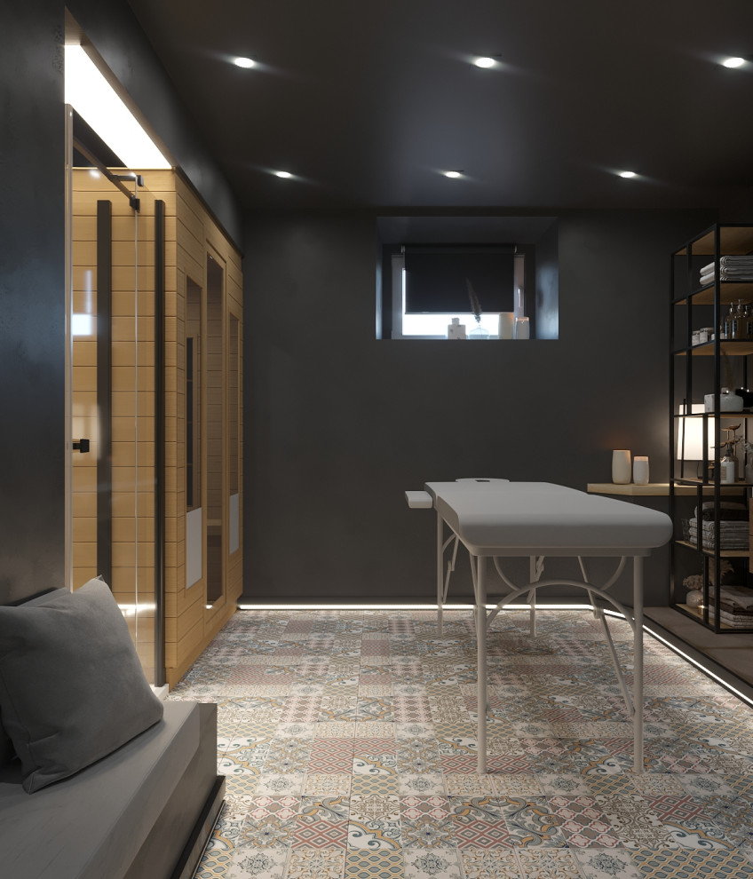 Дизайн проект салон массажа 100м