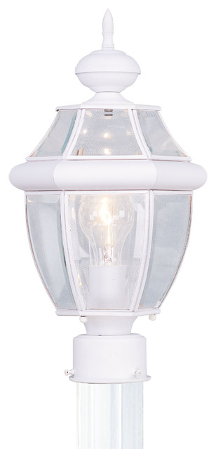 Livex Lighting 1 Light White Outdoor Post Lantern - 2153-03