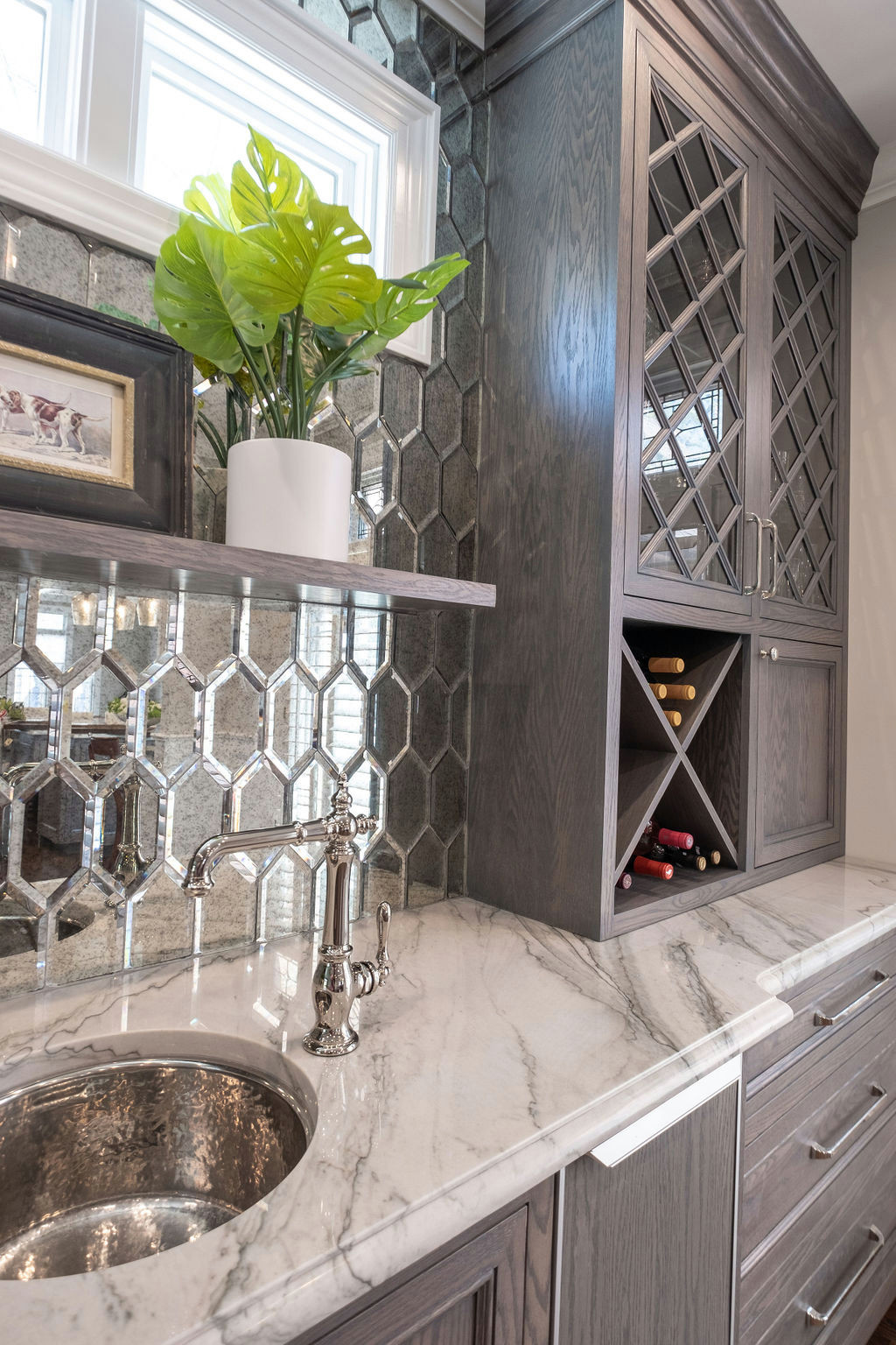 Modern Farmhouse Kitchen and Home Bar