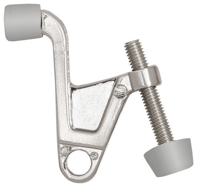 Jumbo Door Stop, Hinge Pin Polished Brass Traditional Door Stops by Design House Houzz