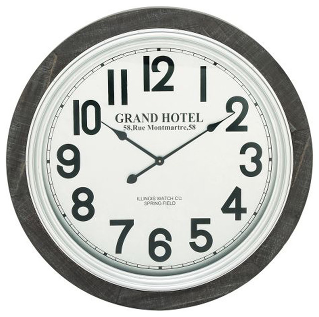 GwG Outlet Wooden Wall Clock 31