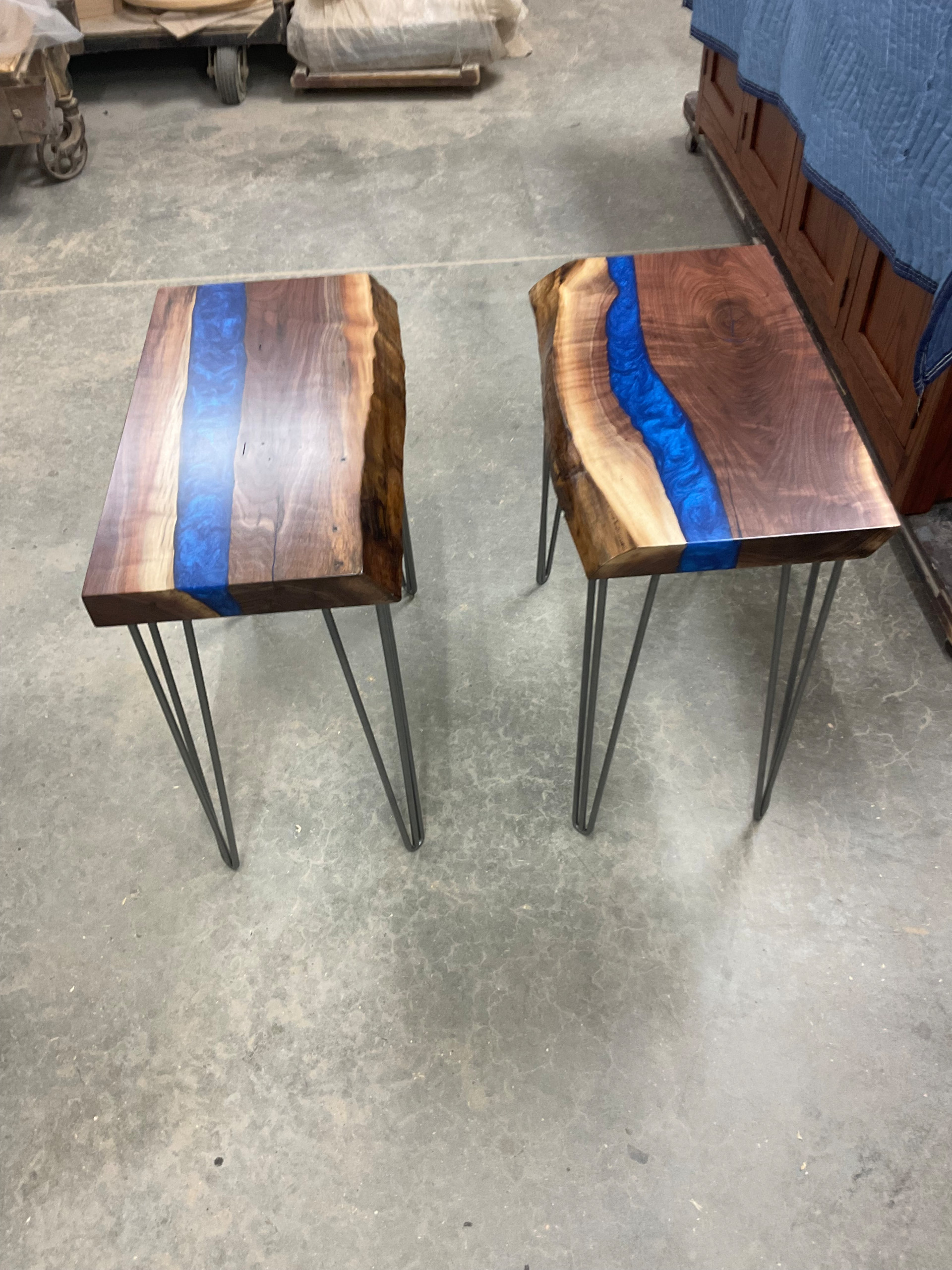 Live Edge/Epoxy River Tables