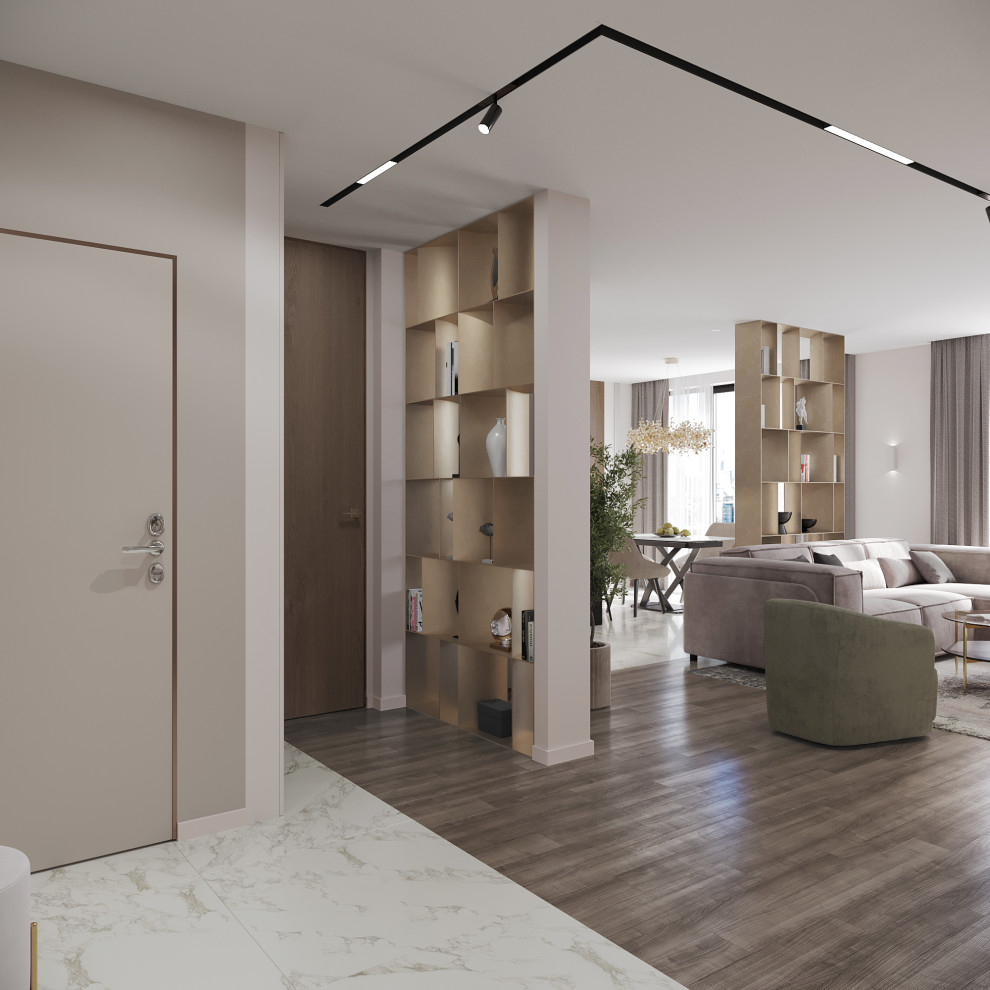 Проект гостиной в ЖК "Фили Сити"