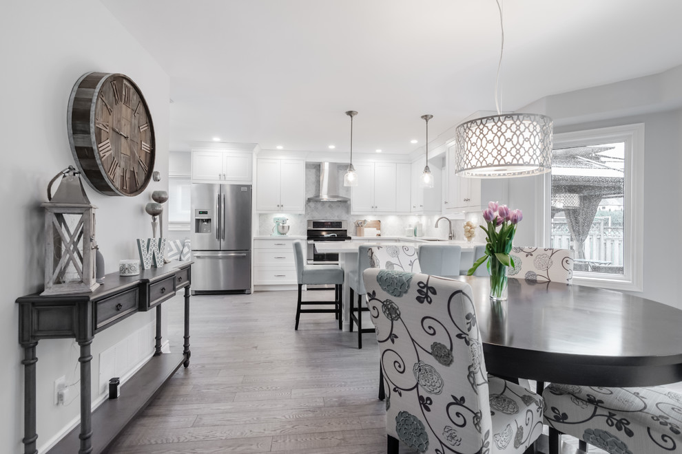 Inspiration for a transitional kitchen remodel in Toronto