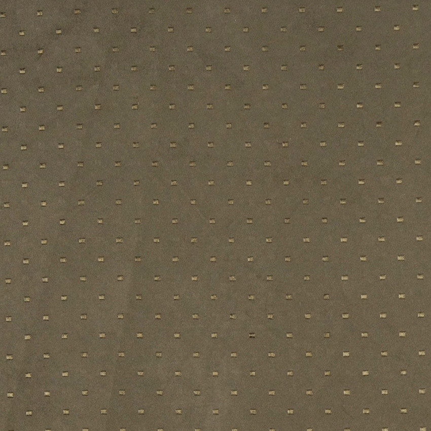 Dark Green Embroidered Dots Suede Heavy Duty Upholstery Fabric By The Yard