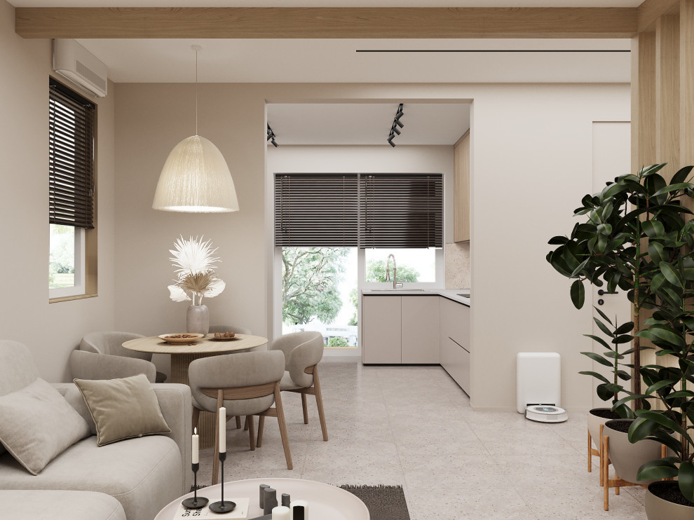 Проект 1 этаж дома 45м2