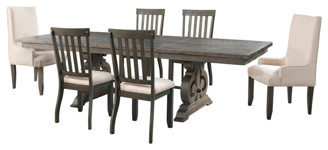 Stanford Dining Table With 4 Side, Parsons Style Dining Room Sets