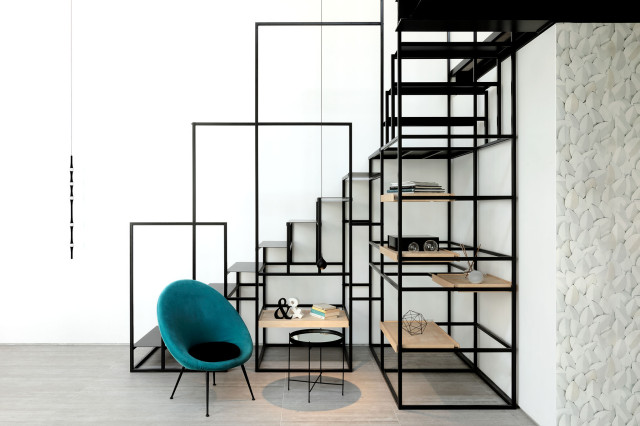 Loft M50 contemporain-escalier