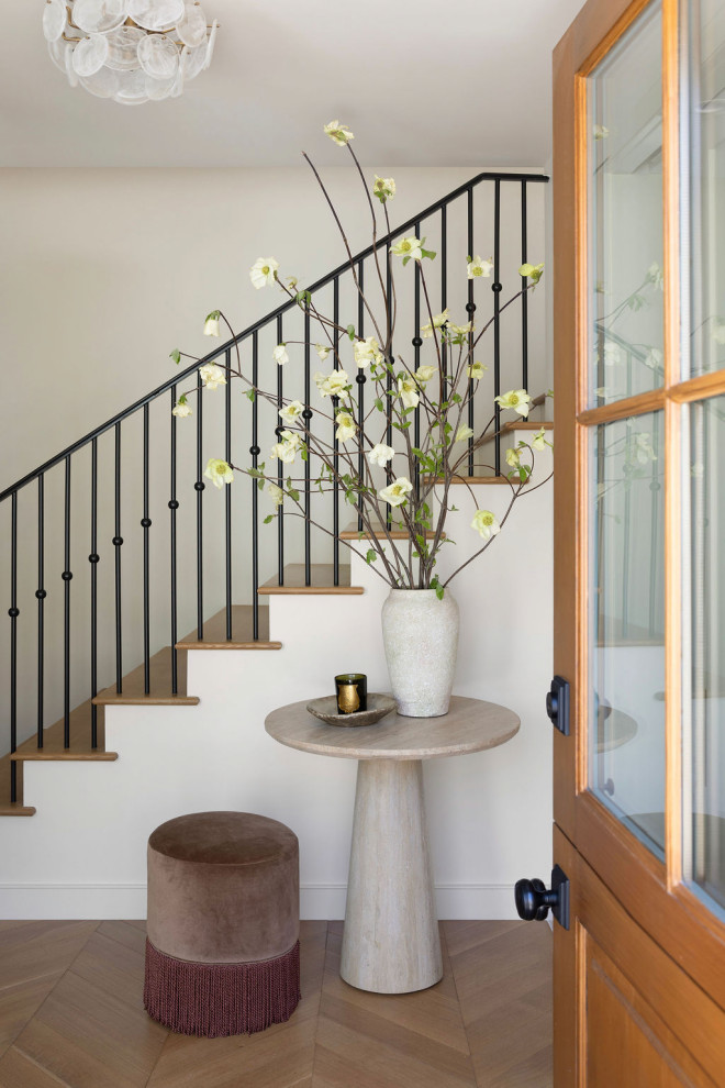 Example of a french country entryway design in San Francisco