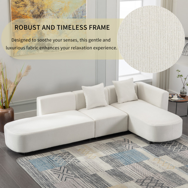 Gewnee Luxury Modern Style Living Room Upholstery Sofa - Transitional ...