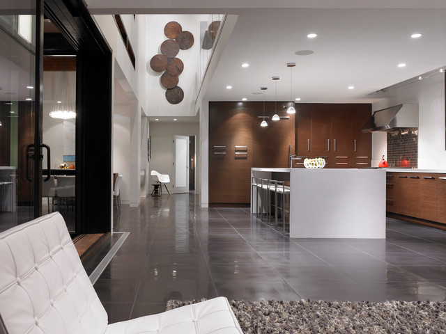 Waterfront Hideaway modern-kueche
