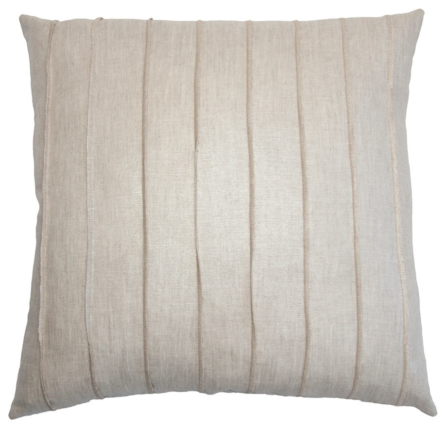 St. Tropez Linen Band 26x26 Pillow