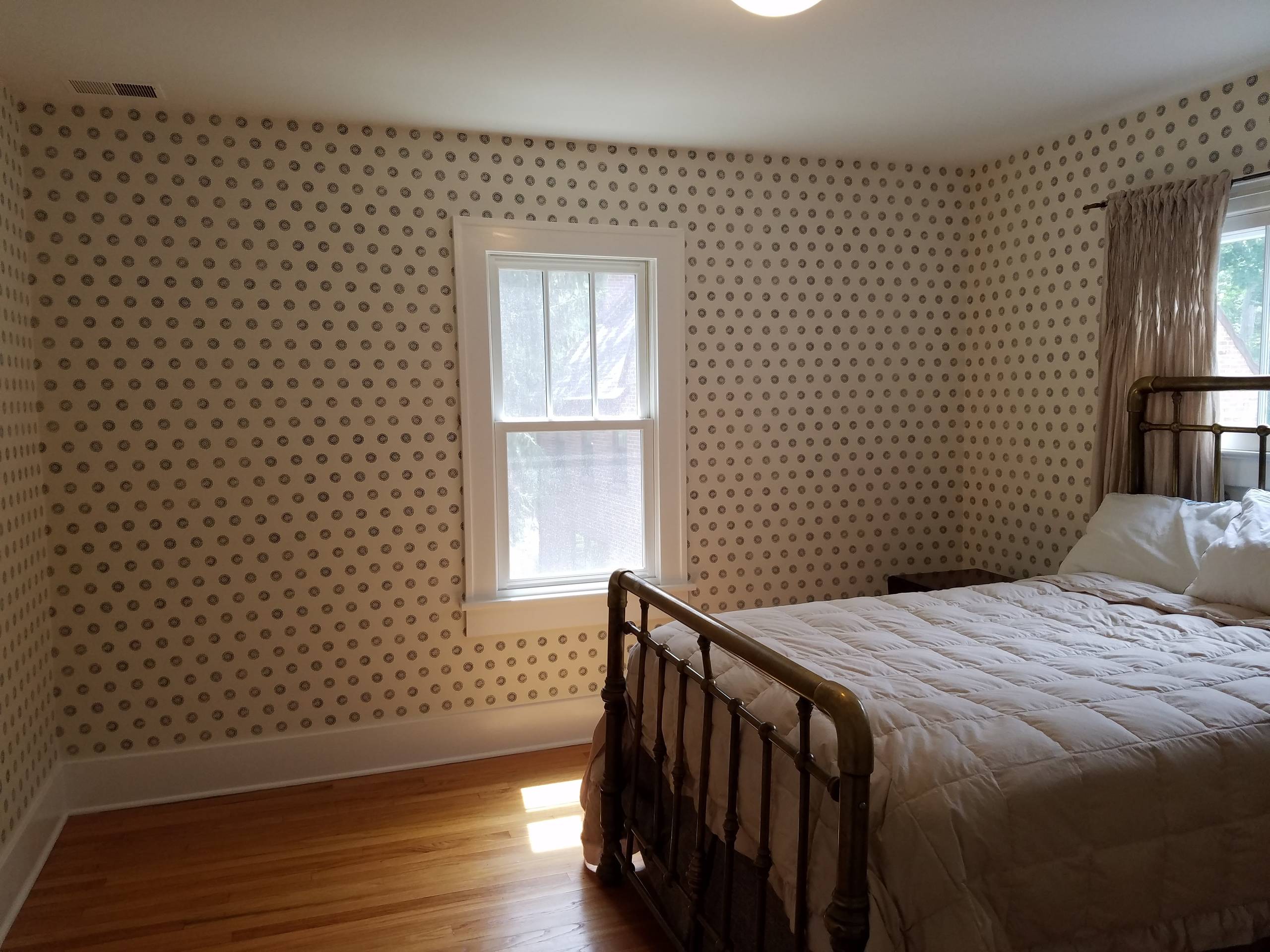 Wallpaper Install: Guest Bedroom