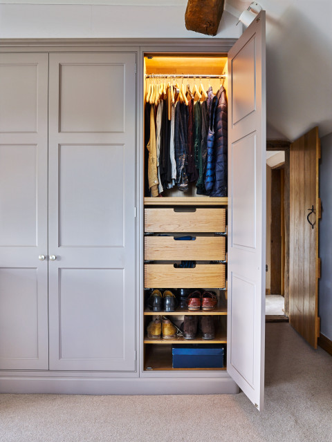 Solid Oak Wardrobe Interior klassisk-sovrum