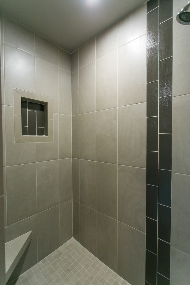 Inspiration for a transitional home design remodel in Seattle