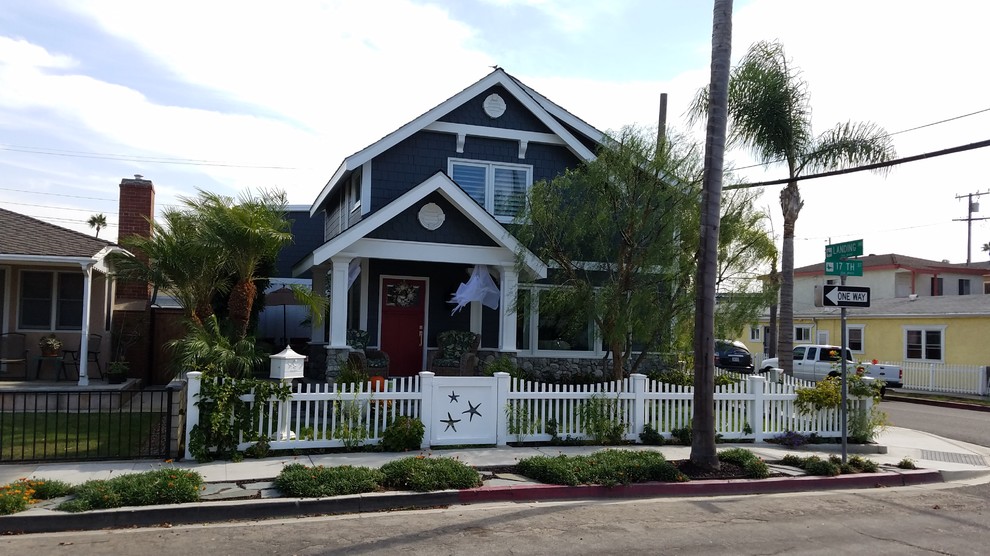 Seal Beach Craftsman Style Facade Renovation & Entry Addition