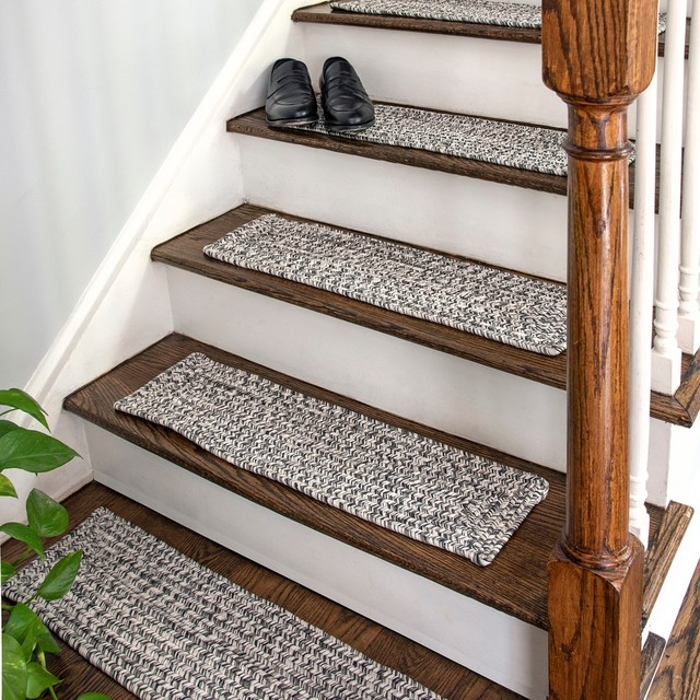 nuLOOM Braided Lefebvre 13Piece Stair Treads Contemporary Stair