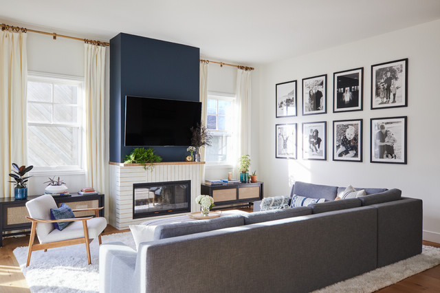 Manhattan Beach, CA modern-wohnbereich