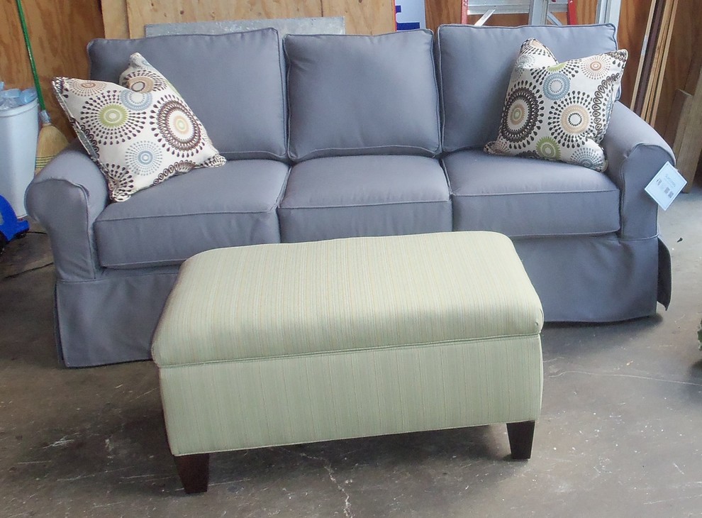 Rowe Nantucket Slipcover Sofa, Loveseat, Chair and Ottoman
