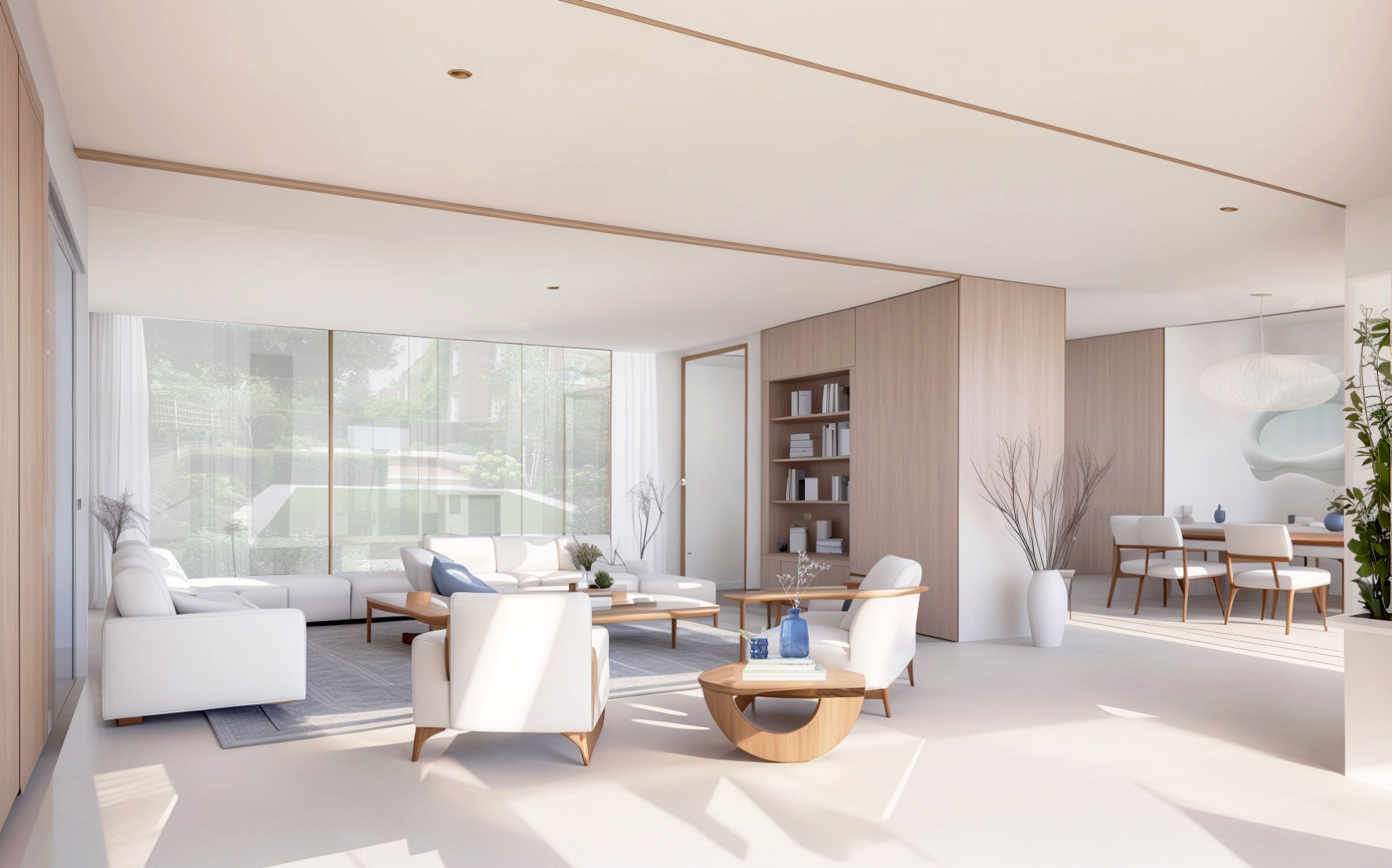 Living Room Open Space Loft