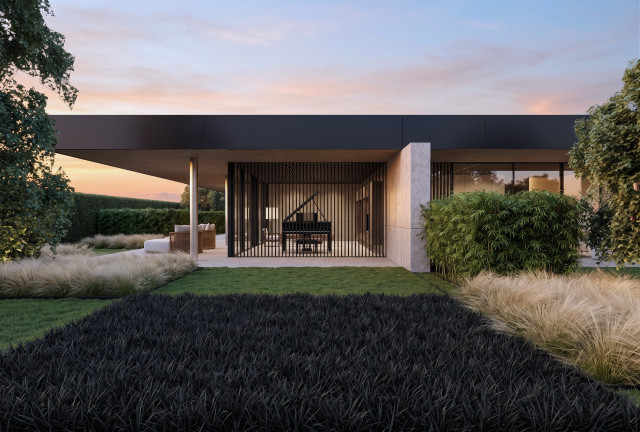 Villa Edelstein contemporary-fasad