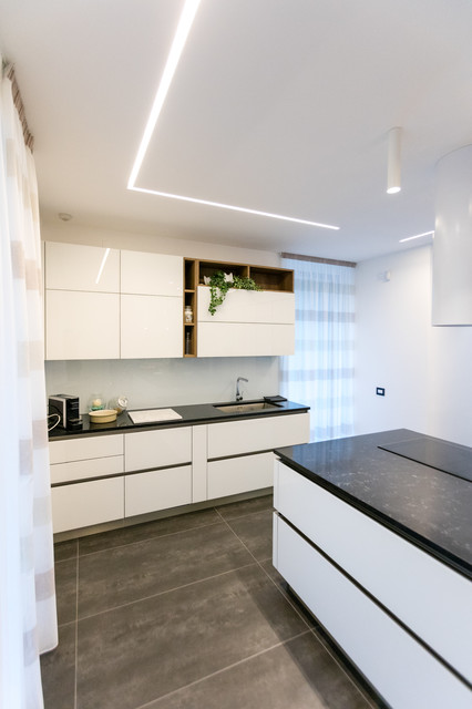 Villa privata - NZEB contemporaneo-cocina