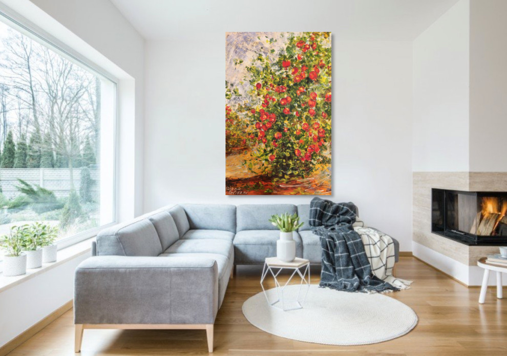 Гостиная - Дизайн интерьера - Картины художницы Дианы Маливани (4)