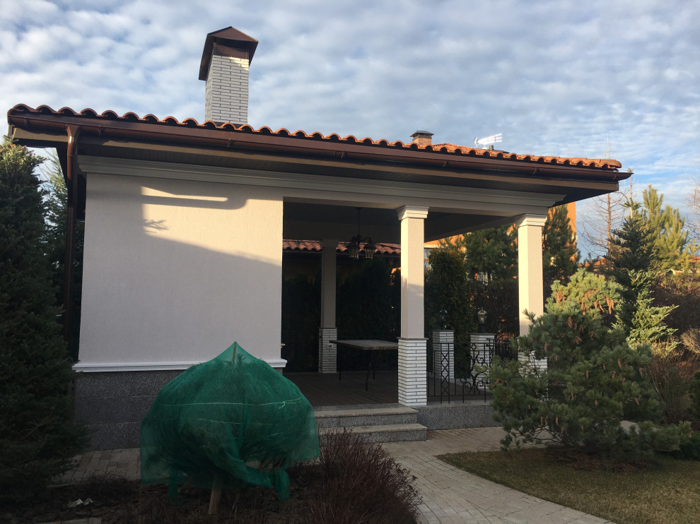 Ремонт фасадов беседки