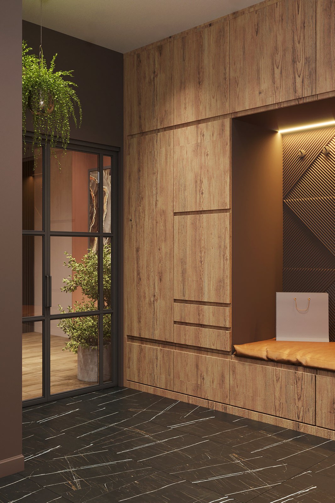 Трехэтажный дом для семьи