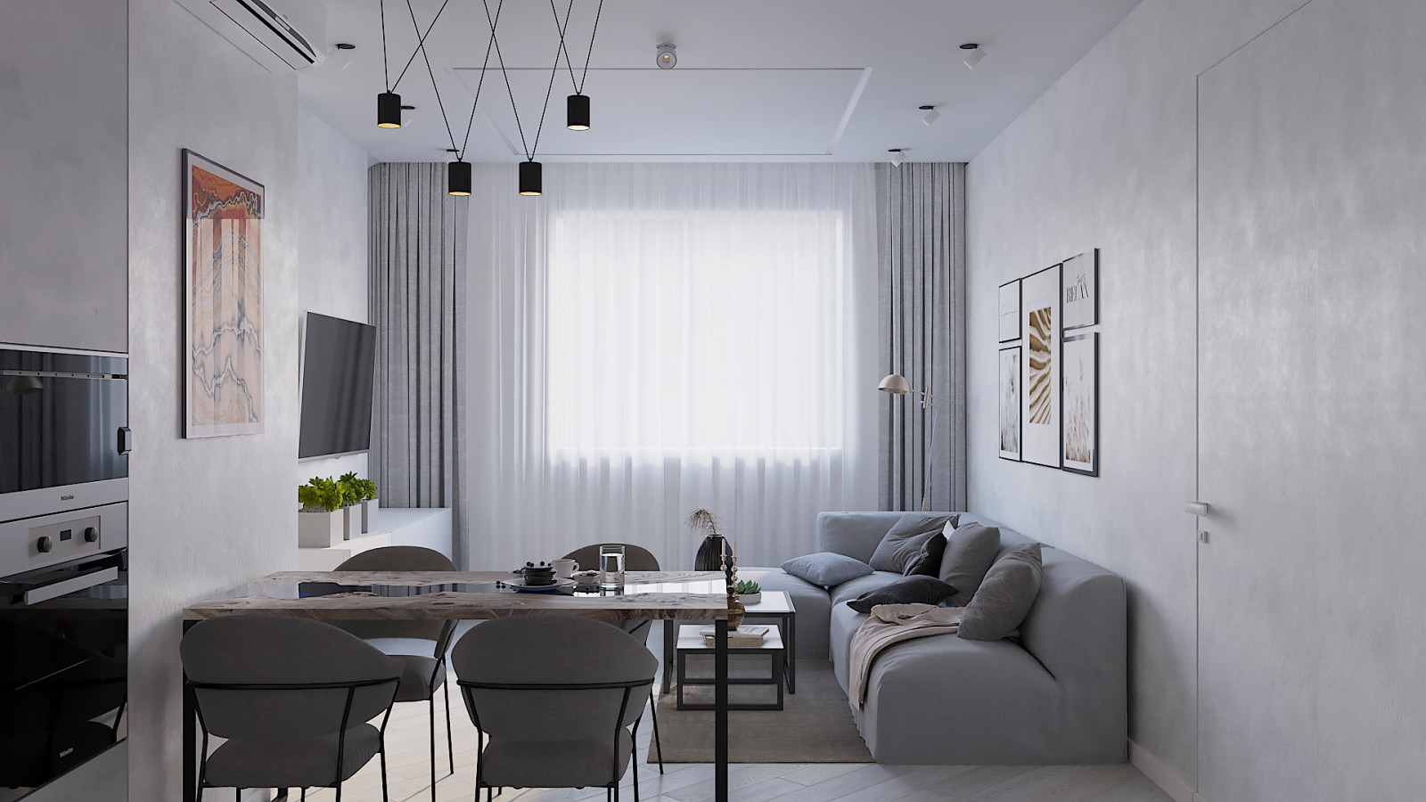 Квартира в светлых тонах