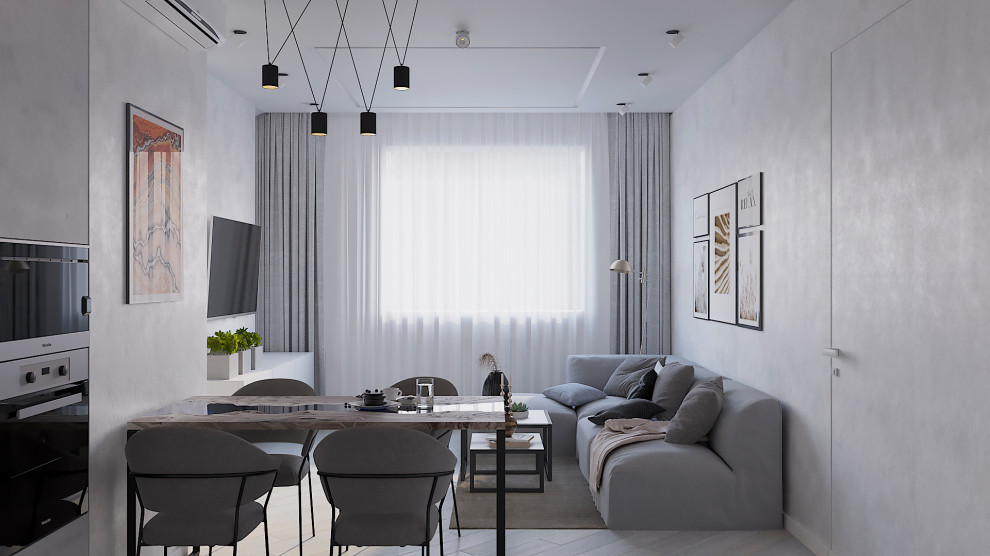 Квартира в светлых тонах