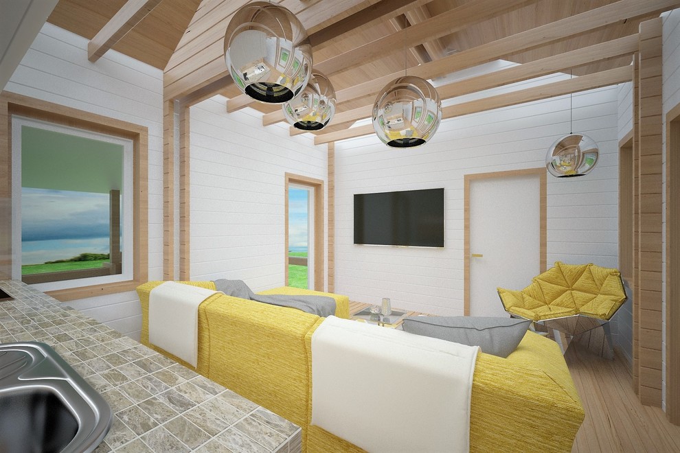 Одноэтажный дачный домик