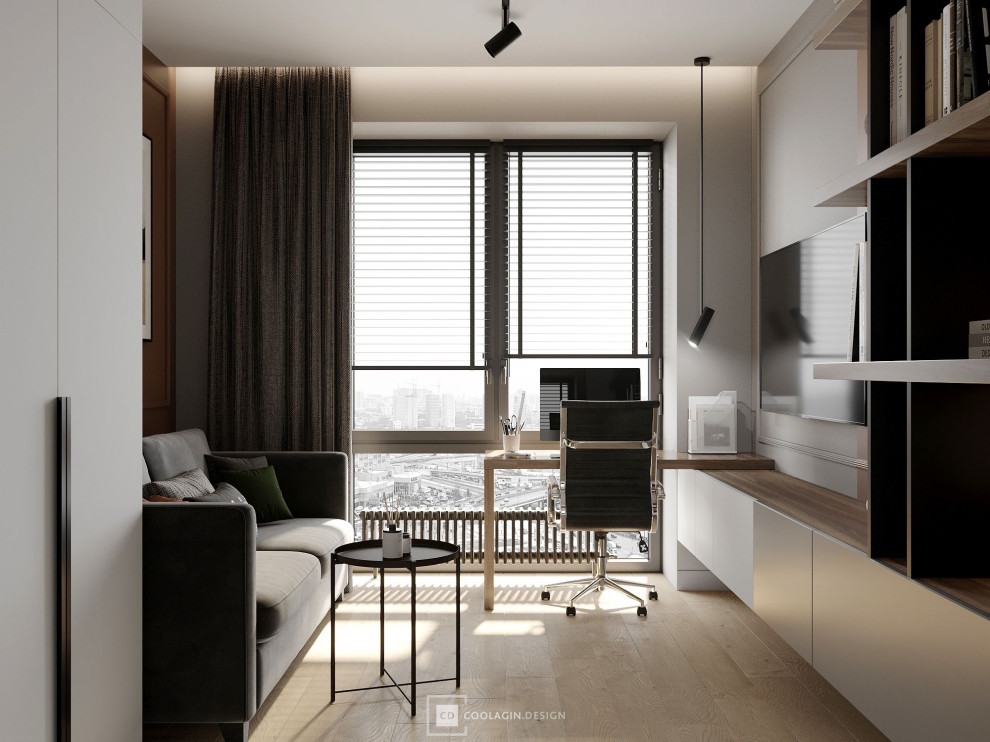 Стильная квартира с панорамными окнами даже в санузле