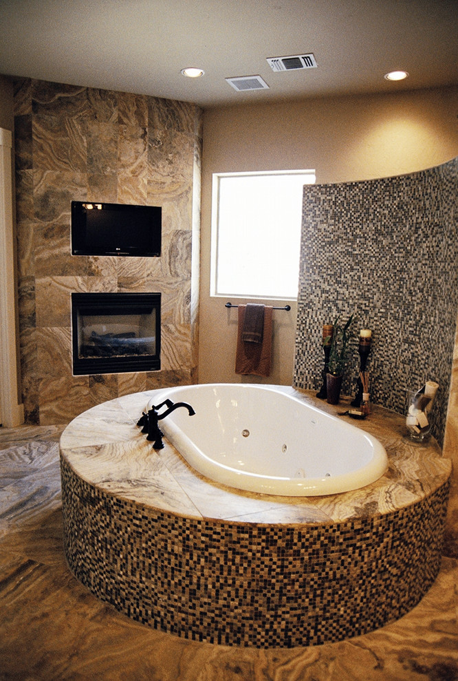 Example of a mountain style bathroom design in Austin