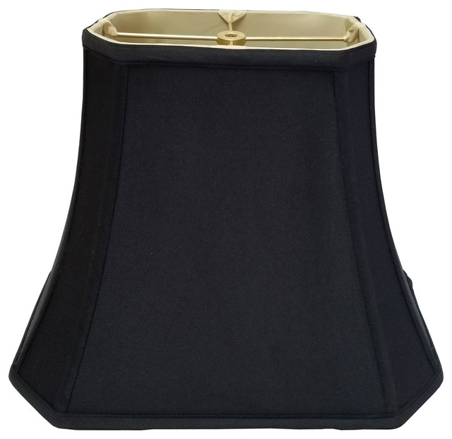Royal Designs Rectangle Cut Corner Lamp Shade Traditional Lamp