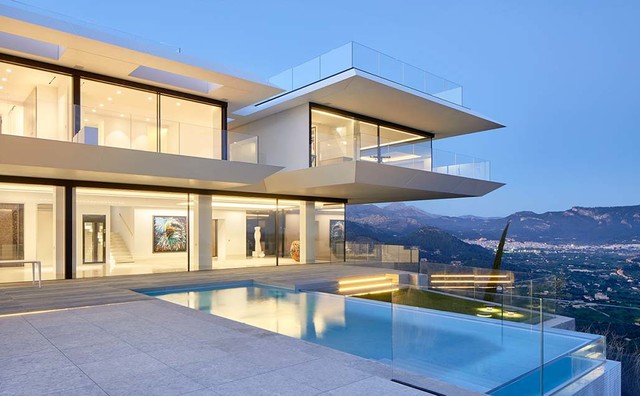 Solid Surface Krion&reg; modern-fasad